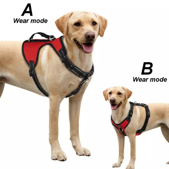 2 Pack Dog Harness Adjustable No-Pull Reflective Pet Vest - Picture 3 of 13
